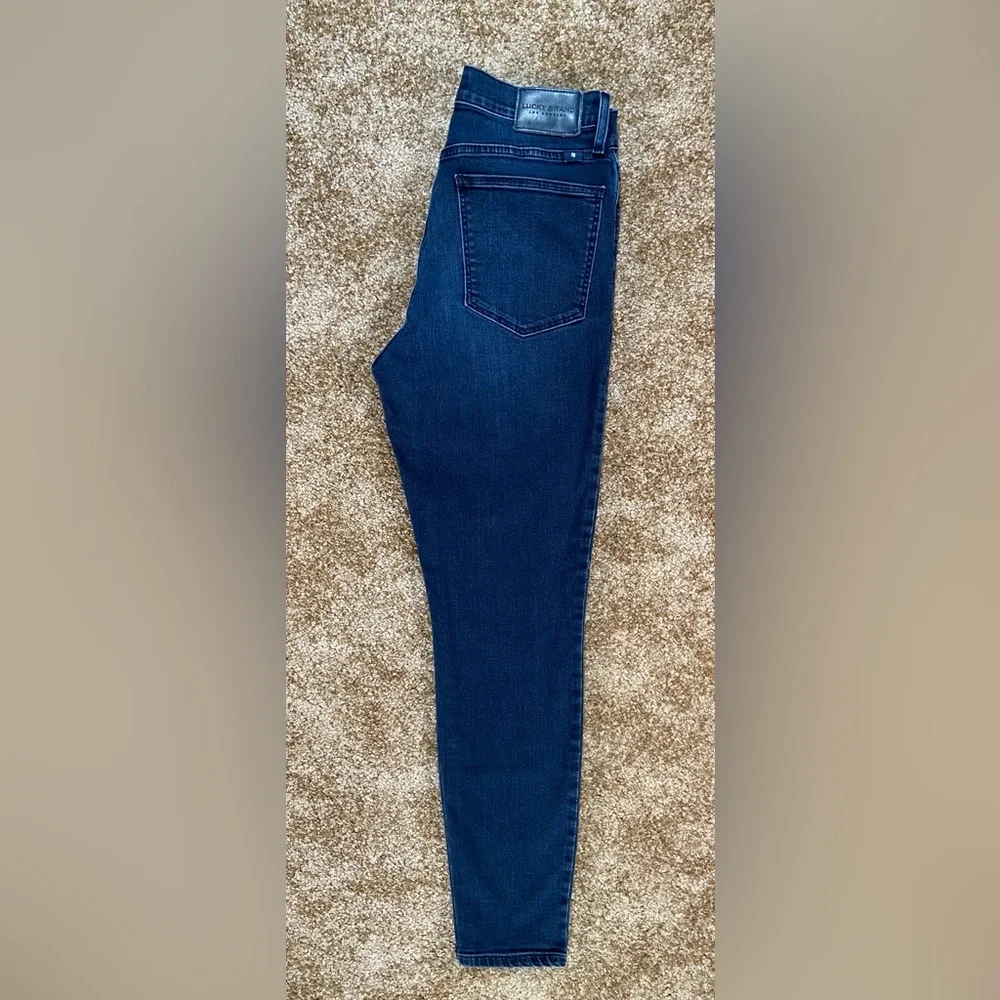 Lucky Brand High Rise Bridgette Skinny Jeans Dark‎ Wash Size 10/30